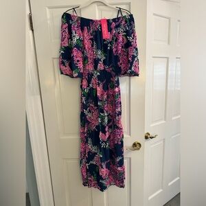 Lilly Pulitzer Off the Shoulder Dress S